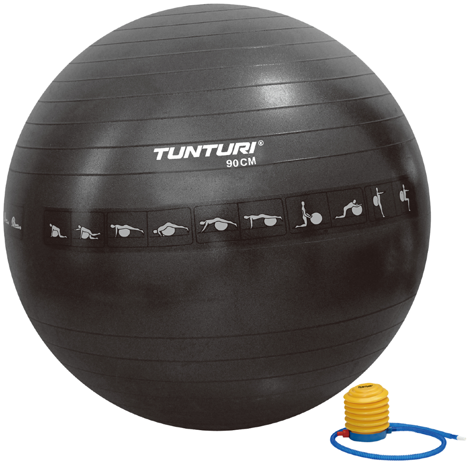 Фитбол (мяч для фитнеса) Tunturi 90 cm Gymball Anti Burst (антиразрыв) 14TUSFU289