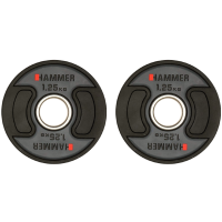 Олимпийские диски профессиональные Hammer PU Weight Discs 2*1,25 kg 4705