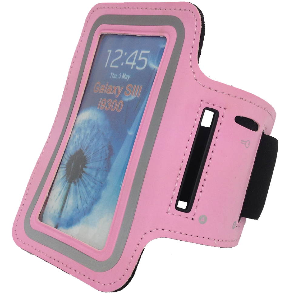 Чехол на руку для смартфона розовый Tunturi 14TUSRU162