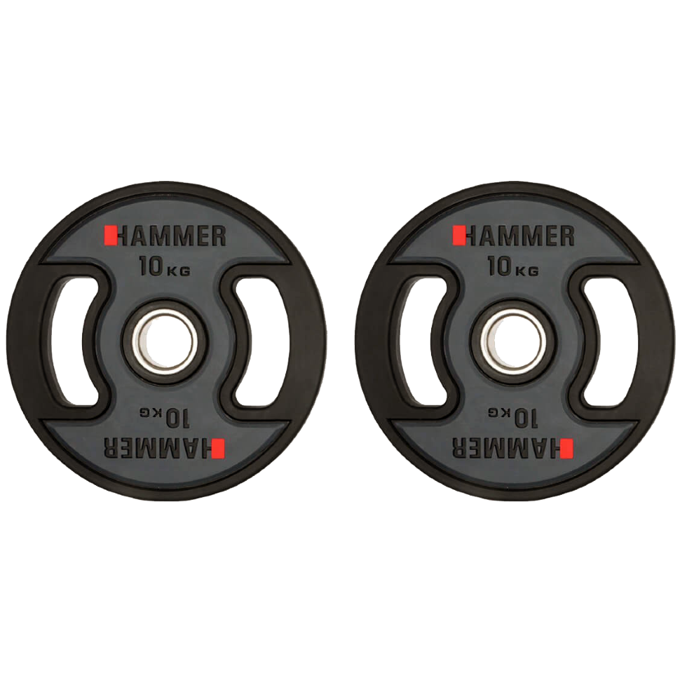 Олимпийские диски профессиональные Hammer PU Weight Discs 2*10 kg 4708