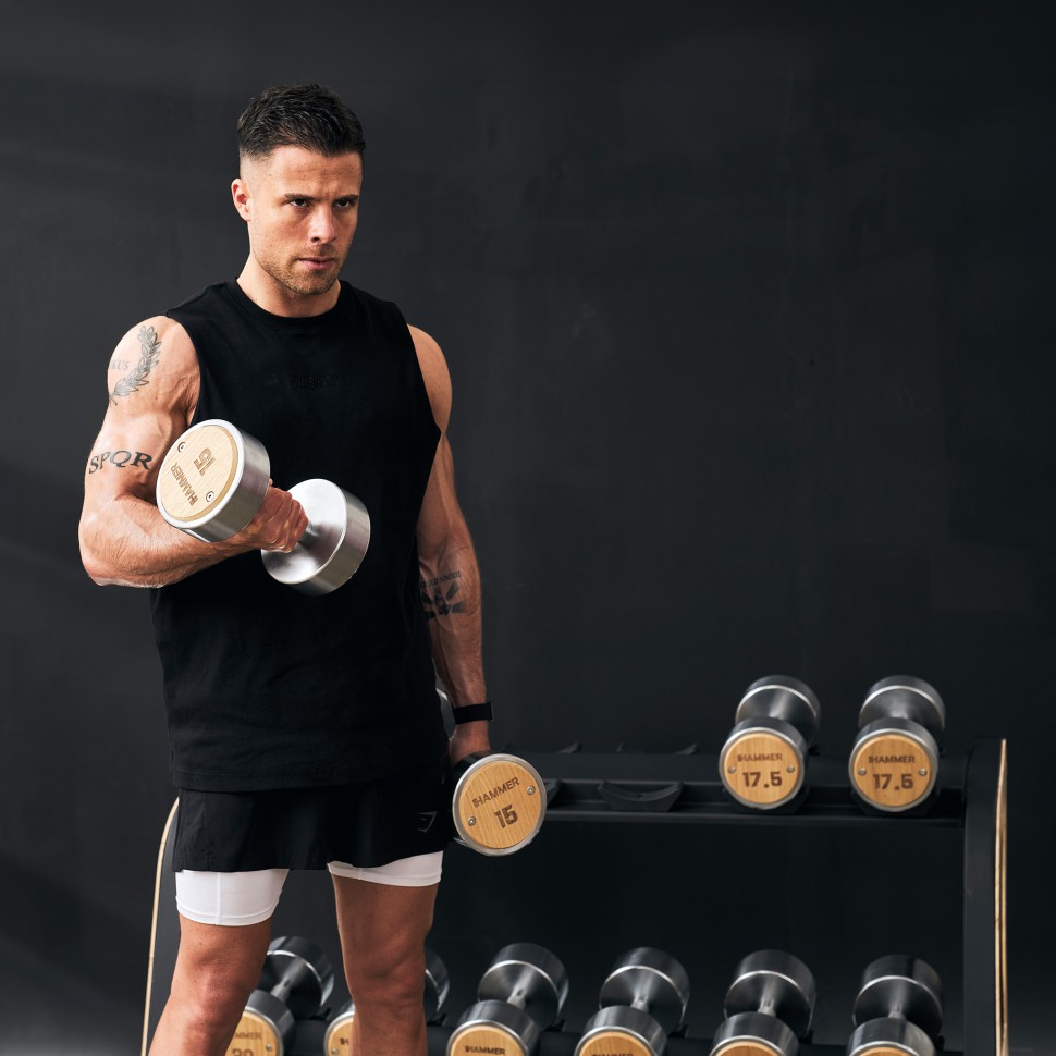 Стійка для гантель Hummer Dumbbell Rack Exclusive 12,5–25 кг 