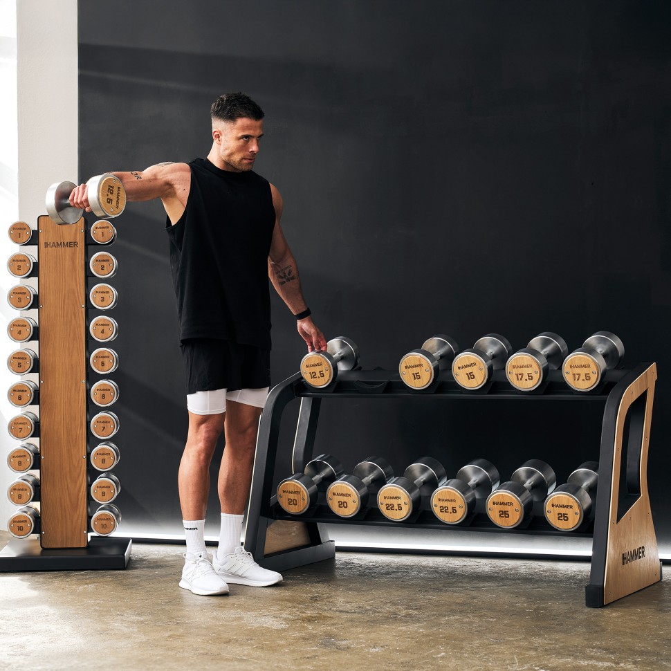Стійка для гантель Hummer Dumbbell Rack Exclusive 12,5–25 кг 
