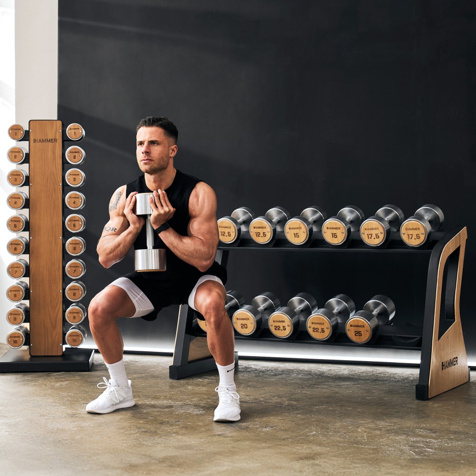 Стійка для гантель Hummer Dumbbell Rack Exclusive 12,5–25 кг 