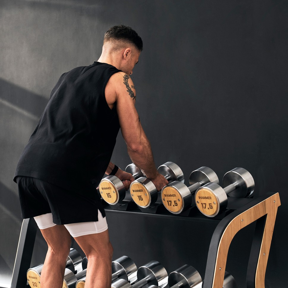 Стійка для гантель Hummer Dumbbell Rack Exclusive 12,5–25 кг 