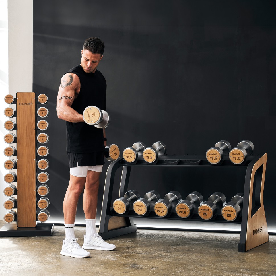 Стійка для гантель Hummer Dumbbell Rack Exclusive 12,5–25 кг 