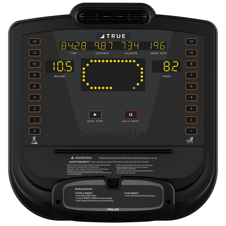 True 900 treadmill top