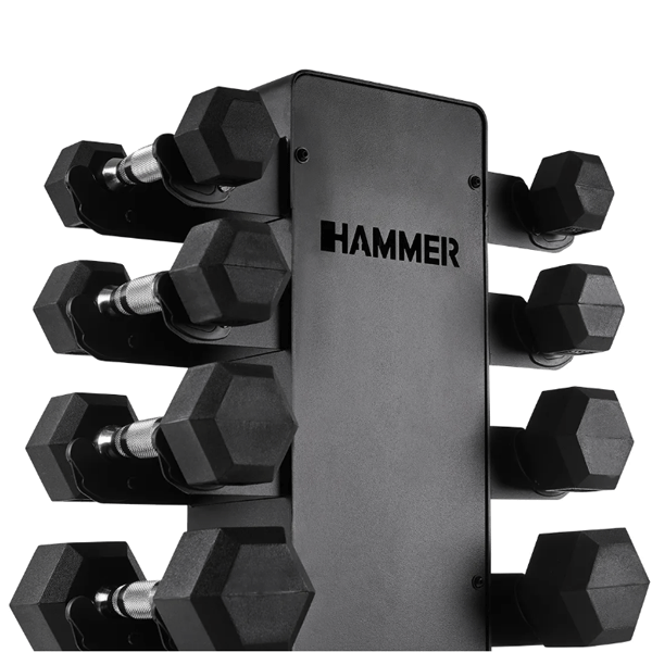 Стійка з гантелями 1-10 кг Hammer Stealth 17342