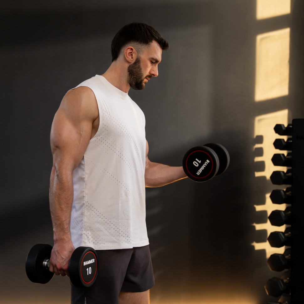 Гантелі професійні Hammer Compact PU 2,5-40 kg (17420-35)