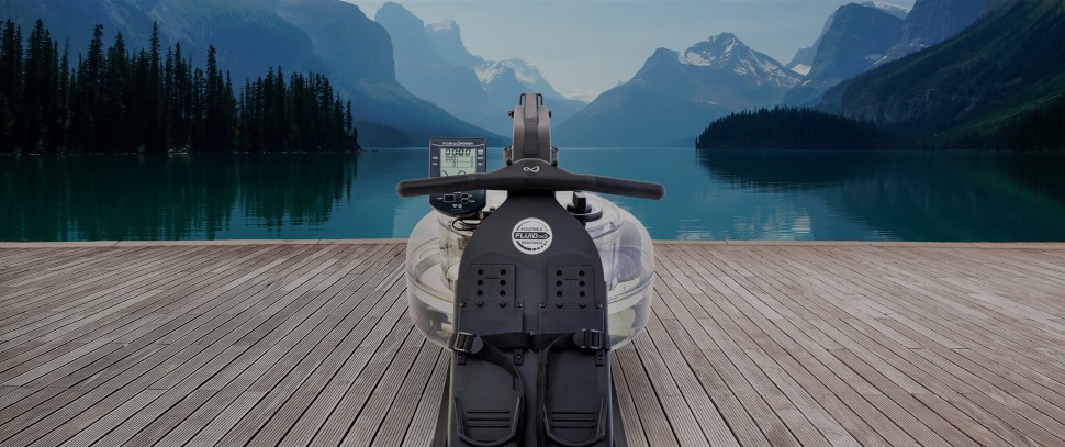 Гребний тренажер Fluid Rower Neon Pro XL