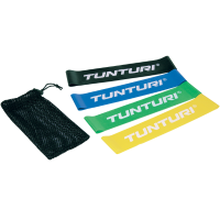 Набор из 4 эластичных мини-лент Tunturi Mini Resistance Band Set 14TUSYO016