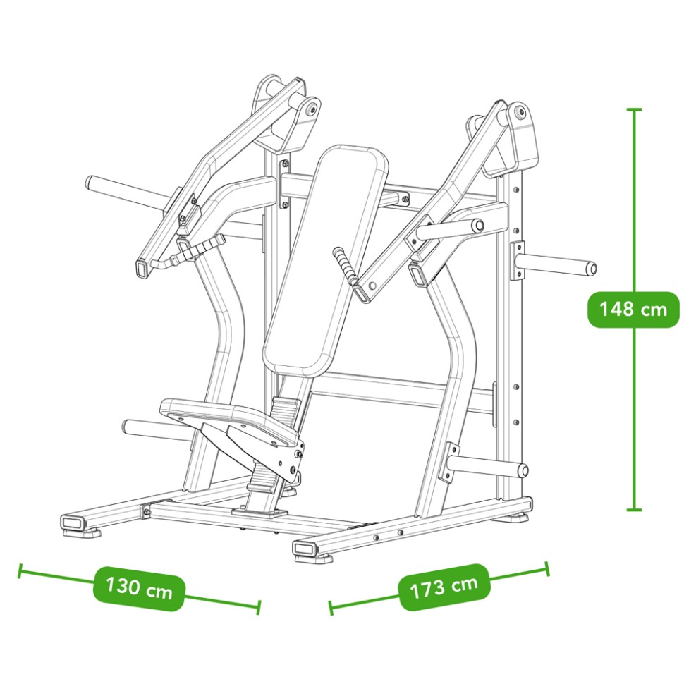 Жим під кутом Tunturi Platinum V 25PVP06000
