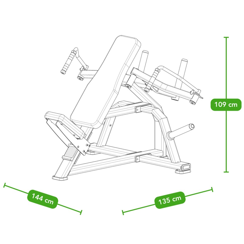 Жим широким хватом Tunturi Platinum V 25PVP14000
