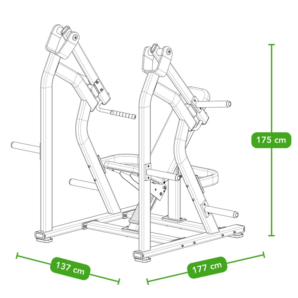 Жим від плечей Tunturi Platinum V 25PVP08000