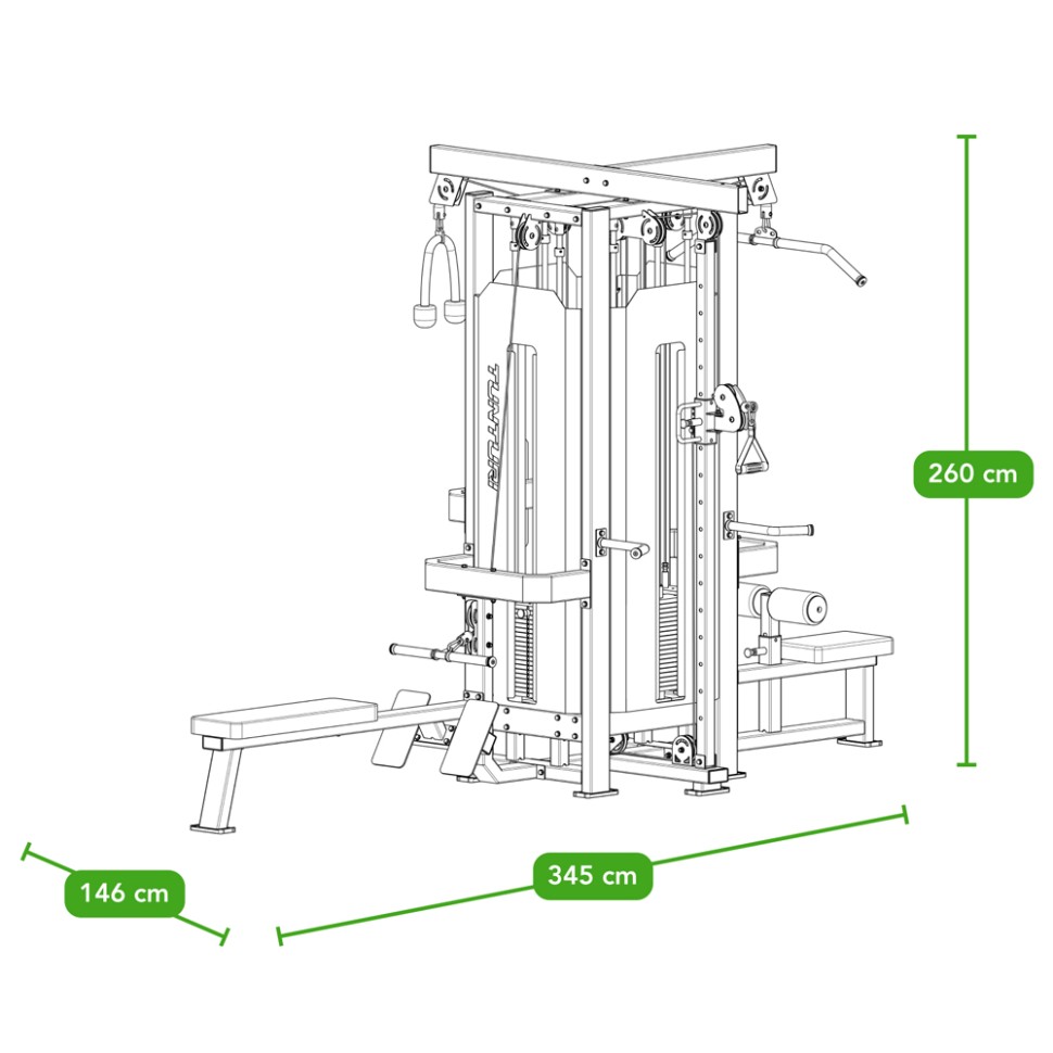 4-х позиційна станція Tunturi Platinum V 25PVS34000