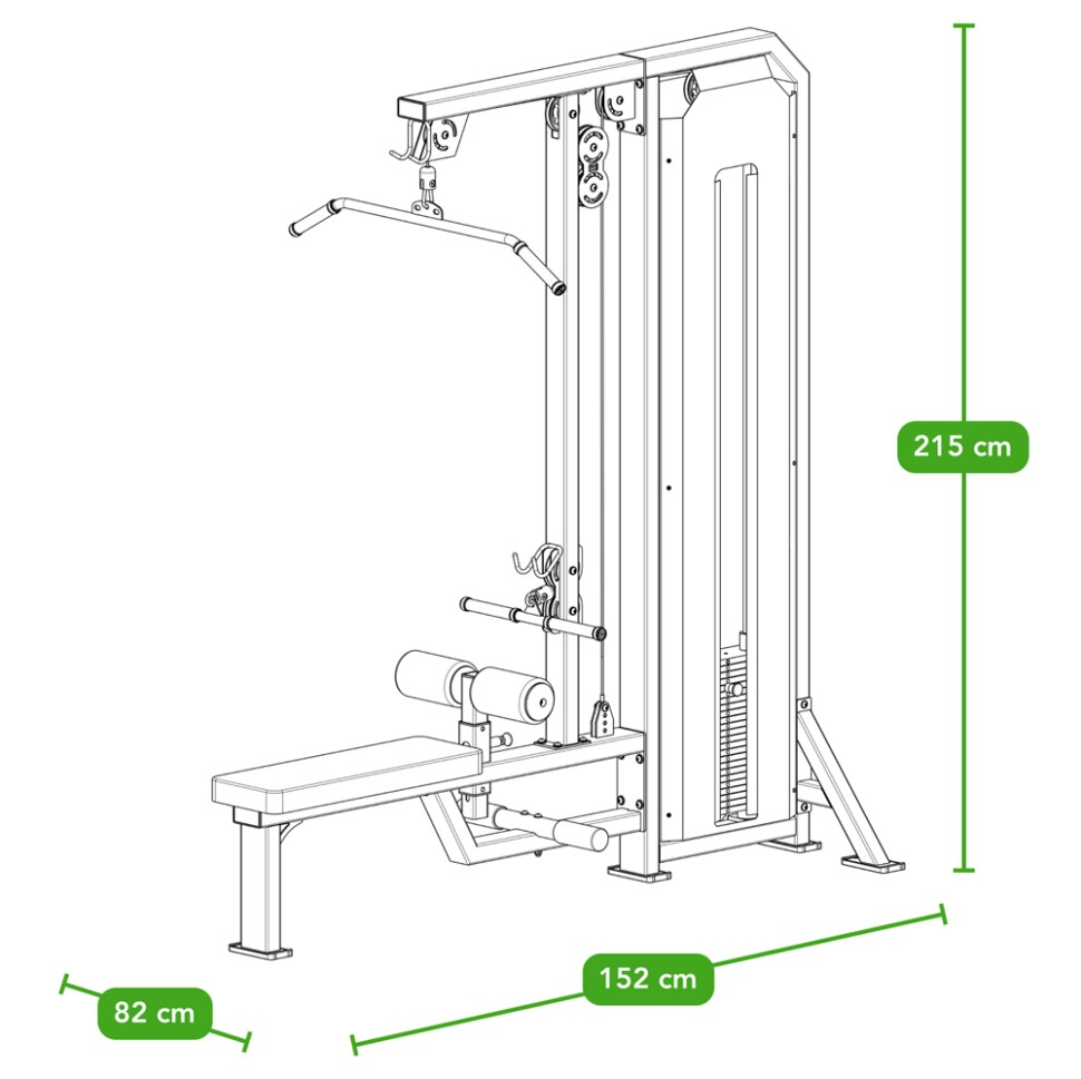 Верхня / нижня тяга Tunturi Platinum V 25PVS20000