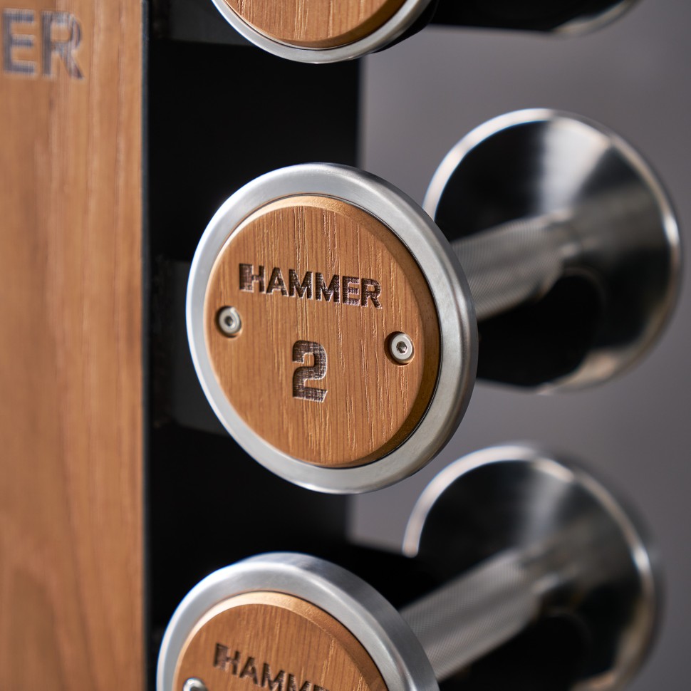 Стійка з гантелями 1-10 кг Hammer Exclusive 17343