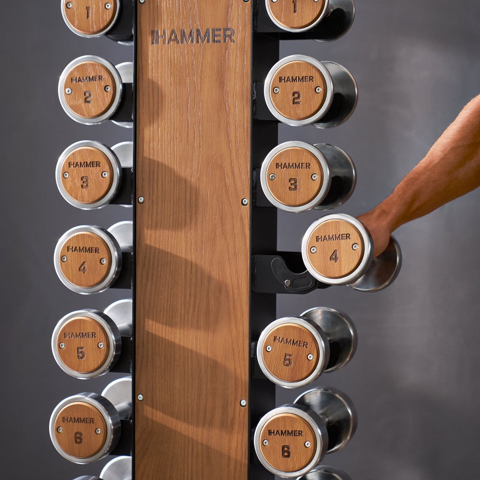 Стійка з гантелями 1-10 кг Hammer Exclusive 17343